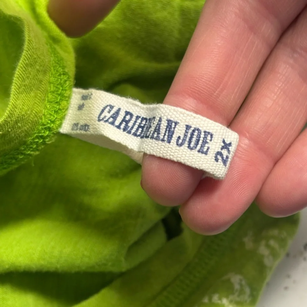 Caribbean Joe Green TShirt 2x - Picture 5 of 7